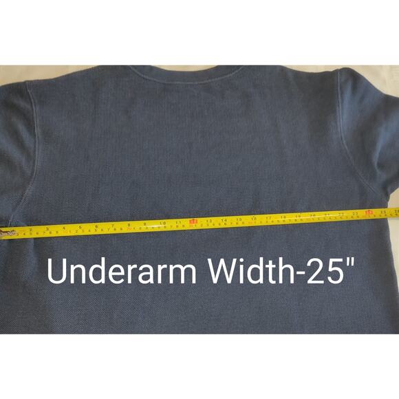 Disney World Parks Sweatshirt Adult XL Navy Blue Waffle Type Knit Compass Mickey - Picture 15 of 16